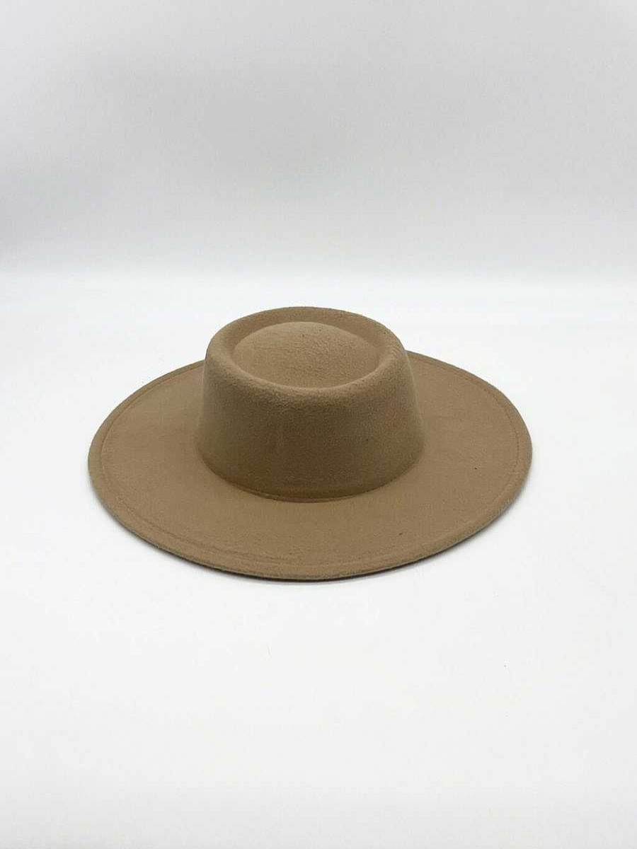 Accessori Diva Calzature | Cappello Cilindrico Ca9115 Camel