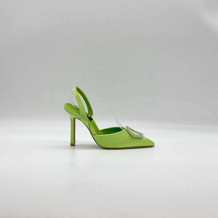 Calzature Diva Calzature | Decollete Slingback Gioiello Qq-118