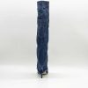 Calzature Diva Calzature Stivali Tacco Alto | Stivali Risvolto Denim Sn998-103