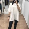 Abbigliamento Diva Calzature | Maglia Basic 999 Bianco